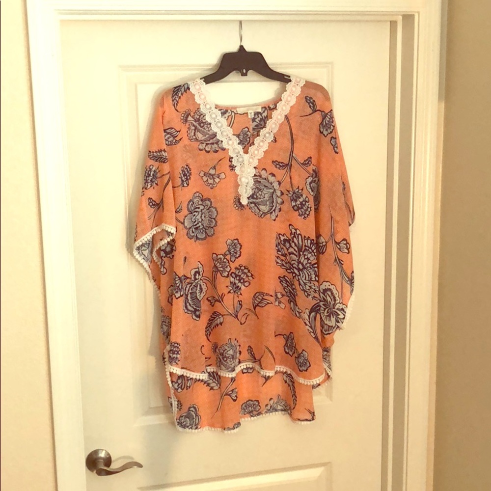 Floral Swim Cover-Up